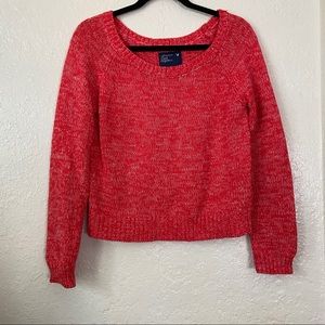 AMERICAN EAGLE | Chunky cable knit sweat